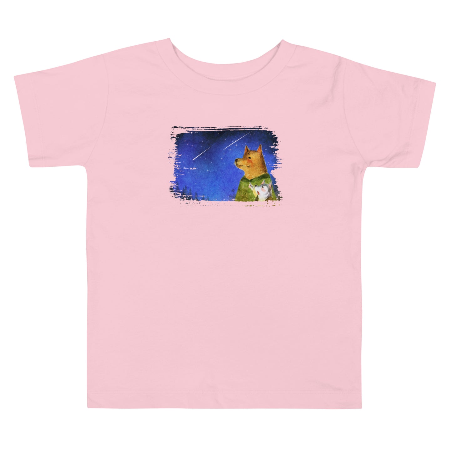 “リゲルと星の夜(リゲルとお父さん)”ベビー半袖Tシャツ
