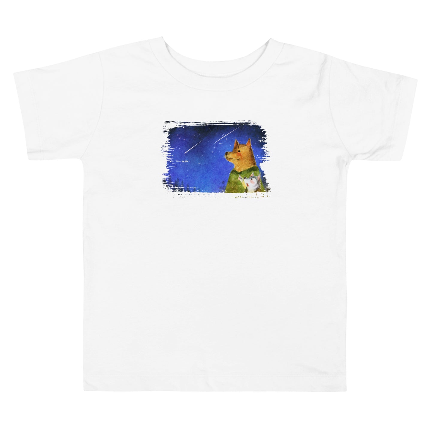 “リゲルと星の夜(リゲルとお父さん)”ベビー半袖Tシャツ