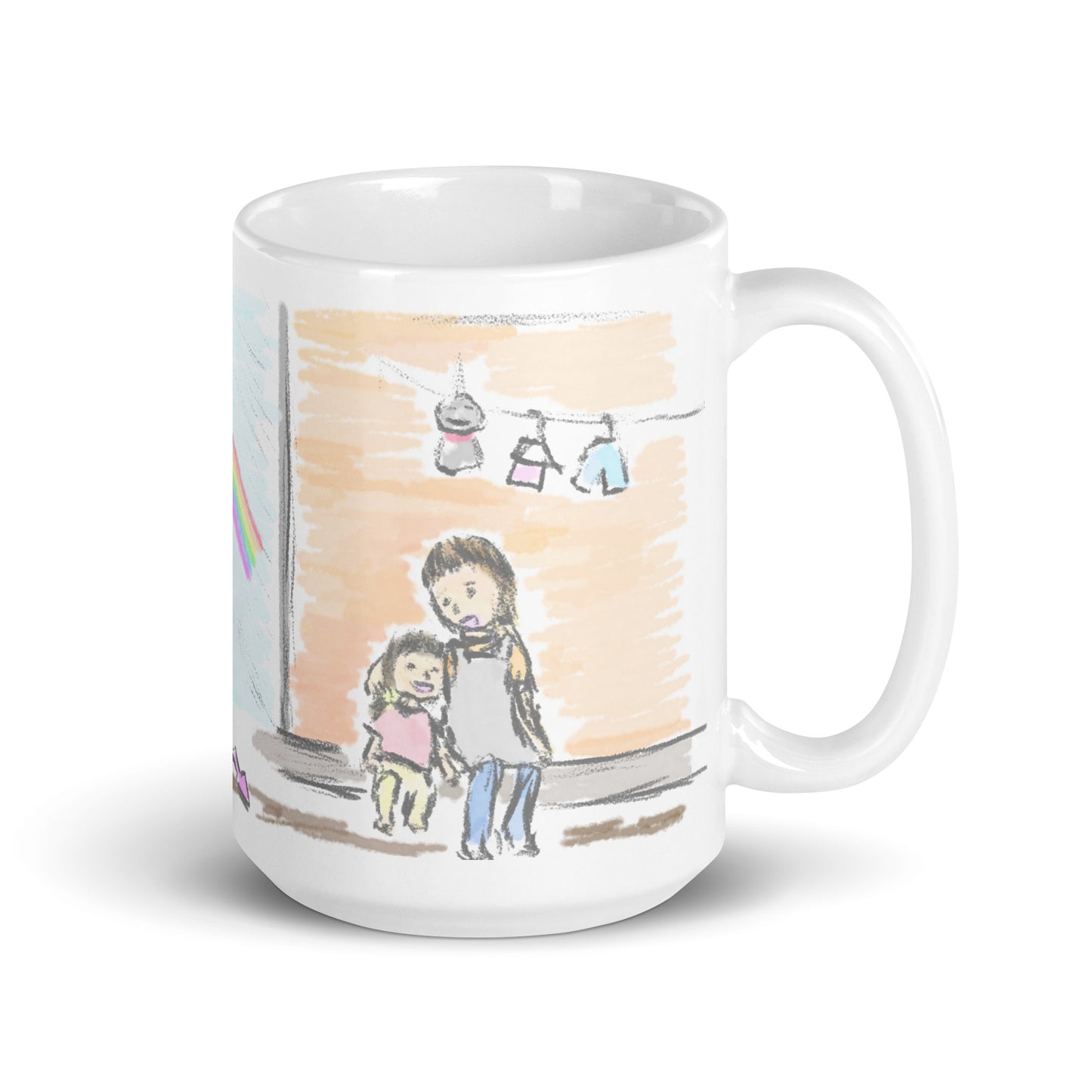 【にじ】マグカップ(白)